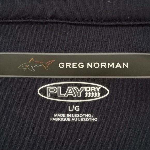 Greg Norman Play Dry Men's Long Sleeve Polo Shirt - Picture 4 of 6
